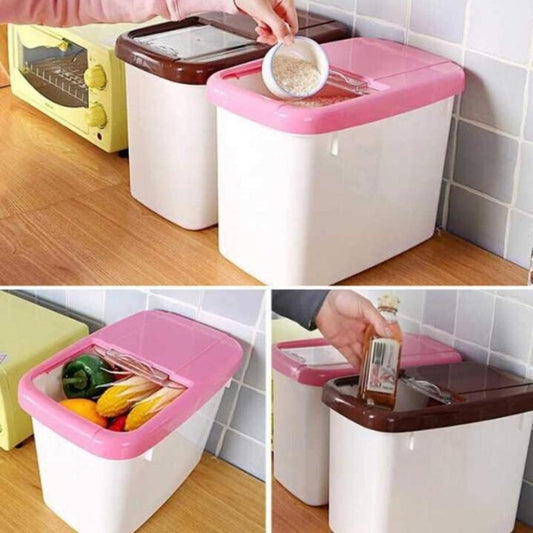10Kg Airtight Rice Storage Container Bin Dispenser