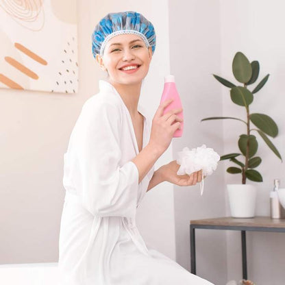 Multipurpose Waterproof Bath Plastic Shower Caps