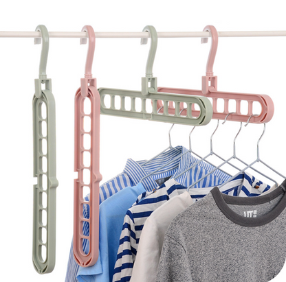 Home Accessories Hangers For Clothes 9 Hole Hanger - Plastic