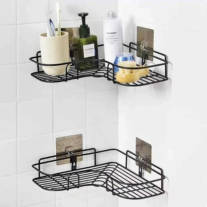 Metal Wall Mounted Triangle Shaped Storage Organizer