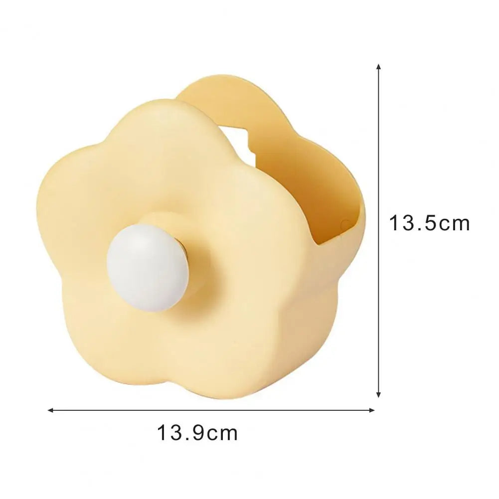 Flower-Shaped Vibrant Makeup Brush & Pen Holder