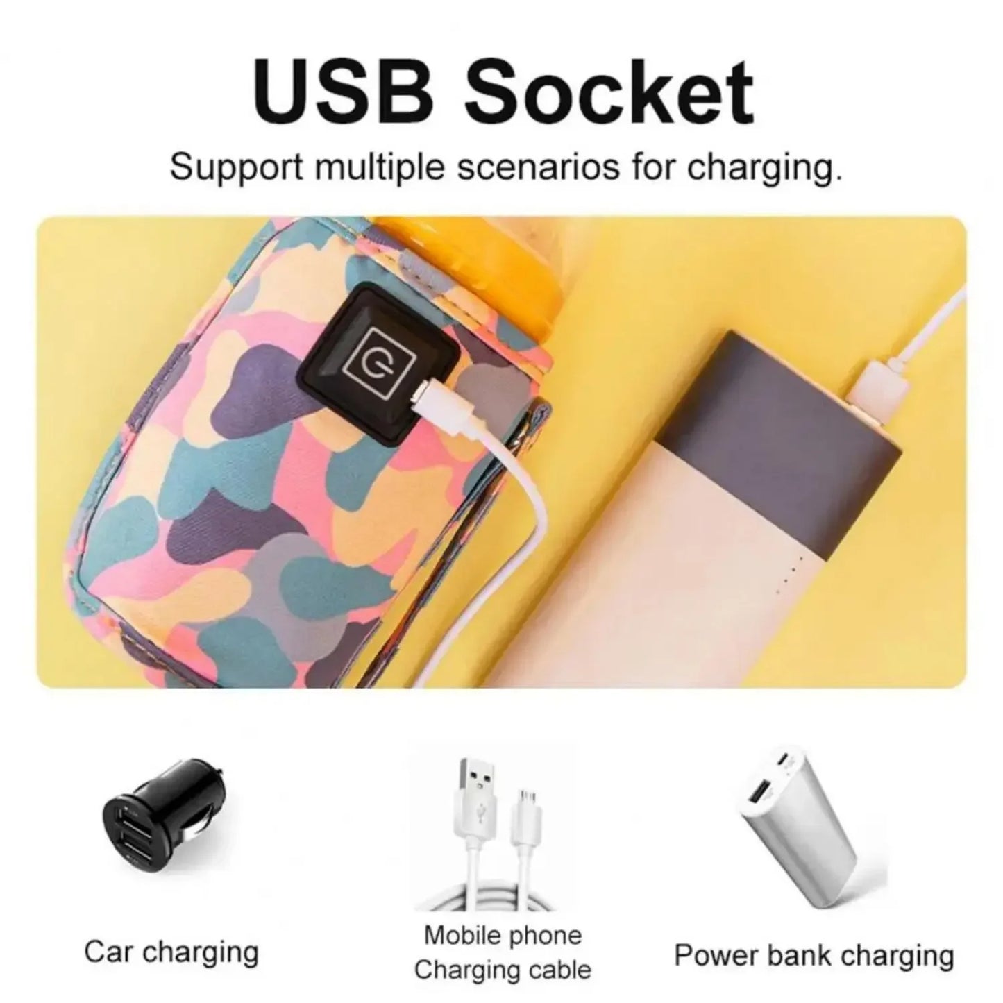 USB Milk and Water Warmer feeder Bottle Heater