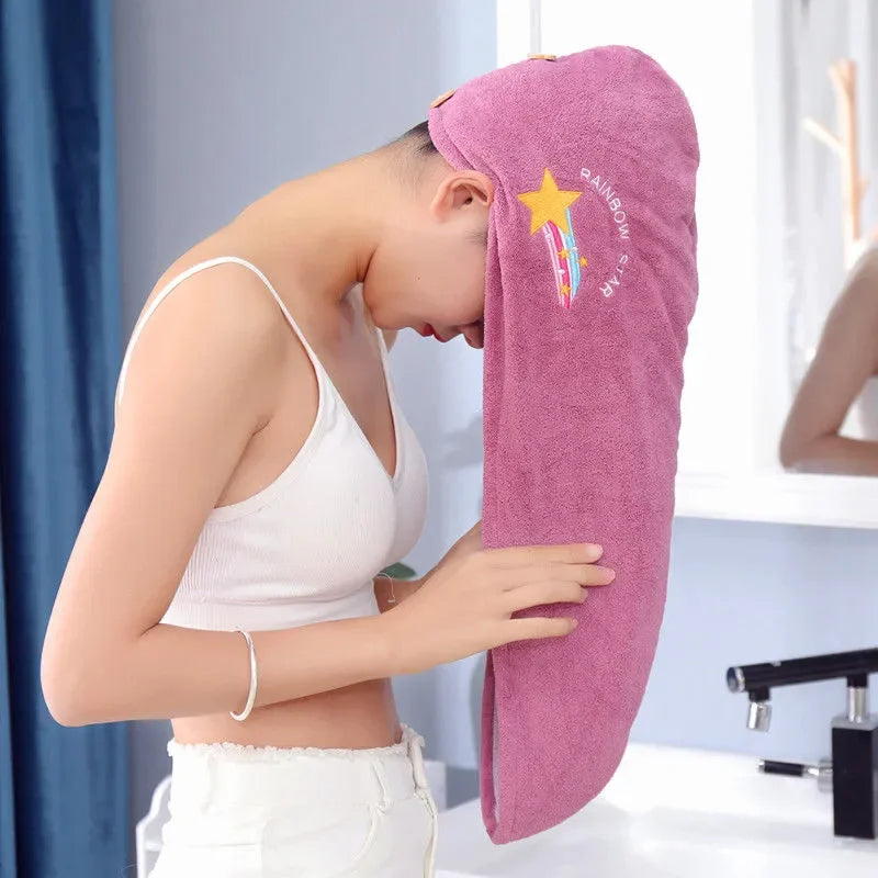 Magic Microfiber Quick-Dry Hair Towel Cap