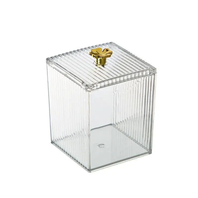 Bathroom Makeup & Cotton Stick Storage Box