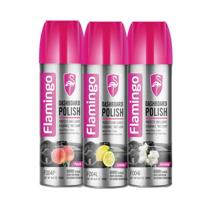 Flamingo Dashboard & Leather Polish – 450ml Spray
