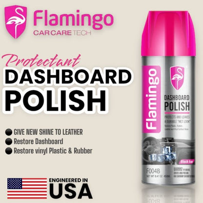 Flamingo Dashboard & Leather Polish – 450ml Spray