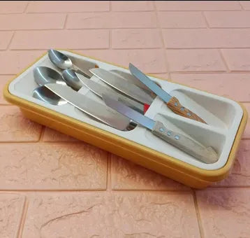 Creative Plastic Cutlery Storage Tray Spoon Fork Organizer