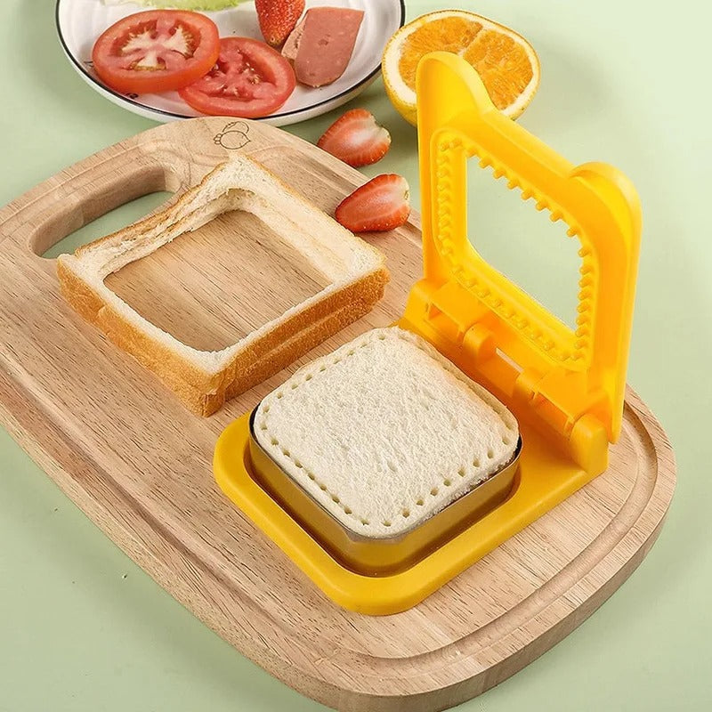 Stainless Steel Sandwich Cutter & Sealer for Kids Fun Lunch Maker