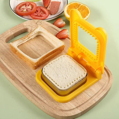 Stainless Steel Sandwich Cutter & Sealer for Kids Fun Lunch Maker