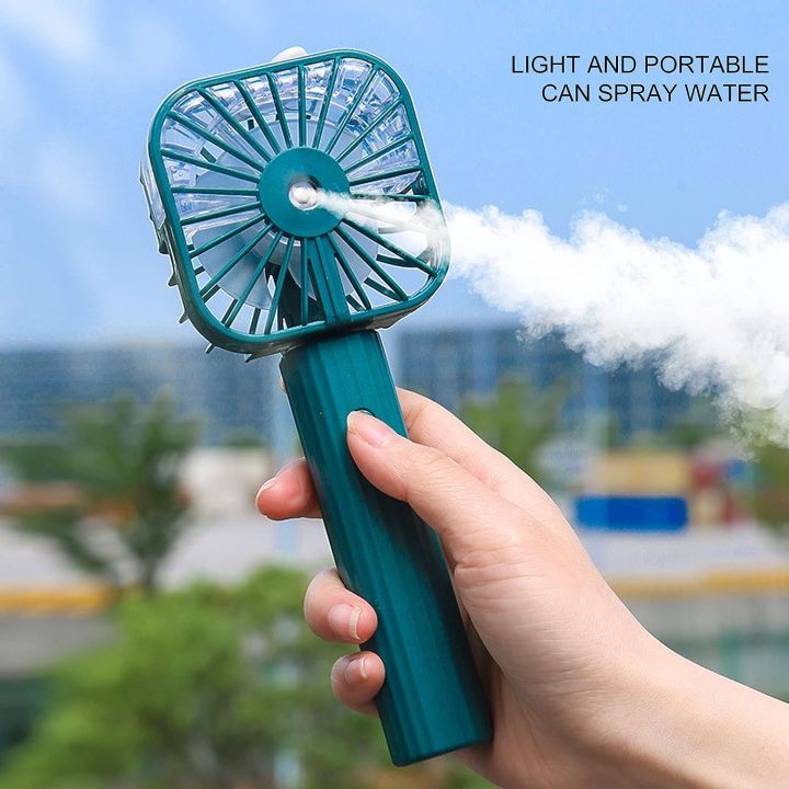 Mist Lash Fan USB Rechargeable – Portable Cooling Spray Fan
