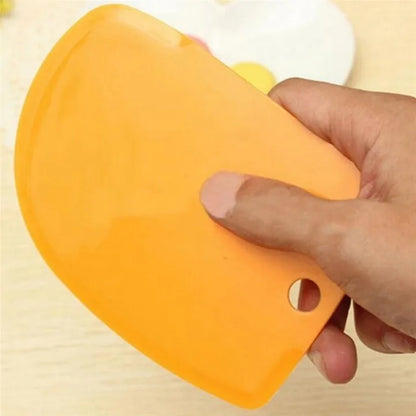 Cake Scraper Smoother Tool Set 3PCS for Baking Decoration