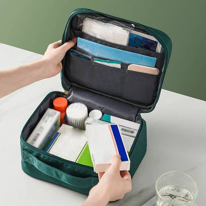 Portable Waterproof Medicine Bag – Travel First Aid Storage Kit
