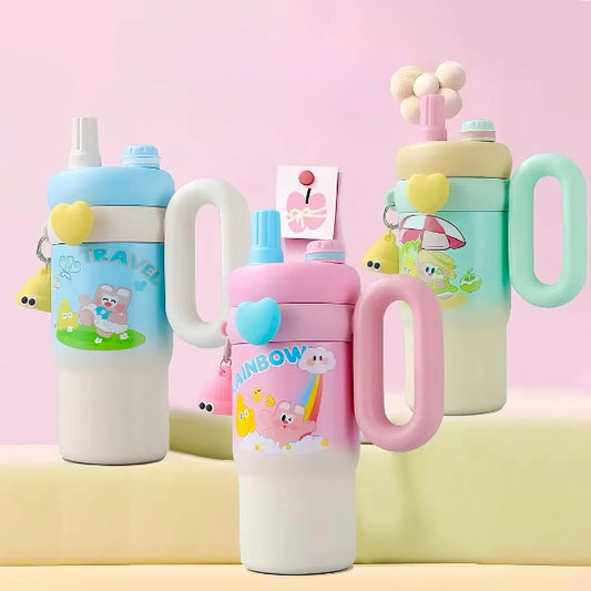 850ml Stainless Steel Tumbler – Insulated Travel Mug with Lid