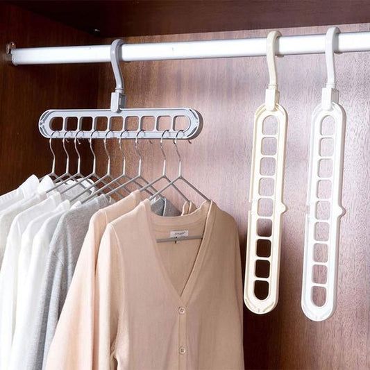 Home Accessories Hangers For Clothes 9 Hole Hanger - Plastic
