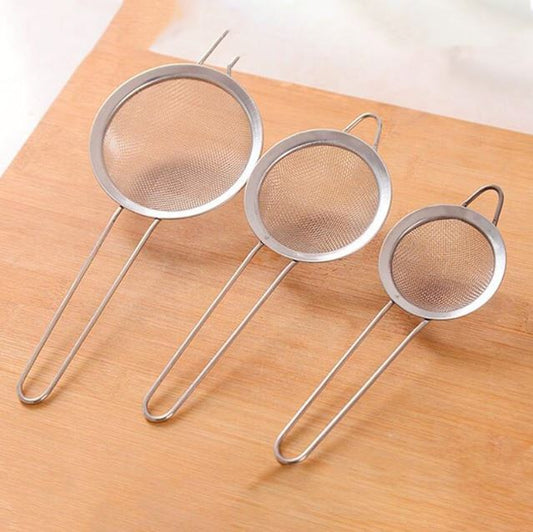 Stainless Steel Fine Mesh Tea Strainer Set of 3