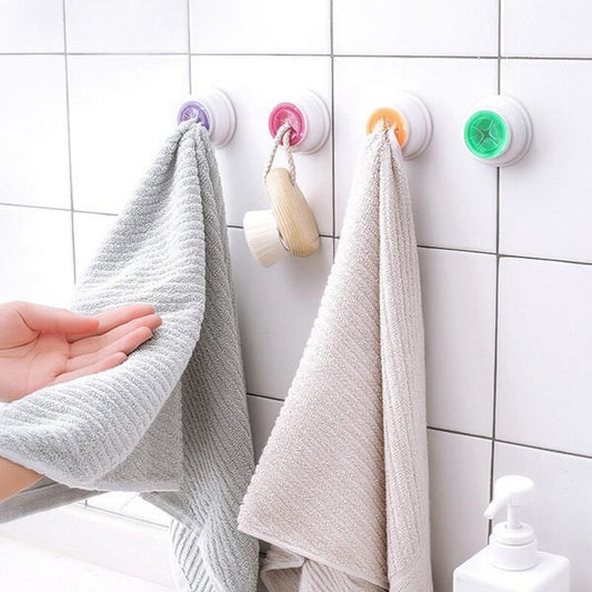 Self Adhesive Towel Hooks for Bathroom Kitchen No Drilling Pack of 3