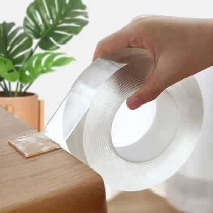 Nano Double Sided Transparent Tape – Reusable & Washable - 3 Meter