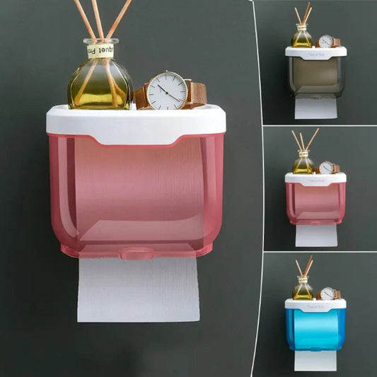 Wall Mounted Waterproof Tissue Holder Box