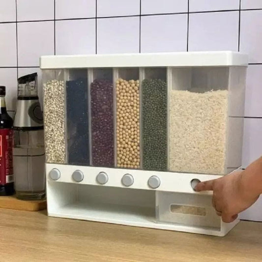 Wall-Mounted Cereal and Dry Food Dispenser