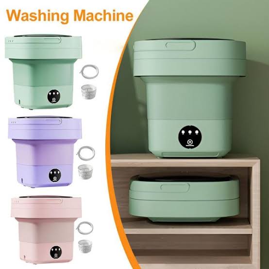 Foldable Mini Washing Machine | Portable Washer with 3 Modes for Underwear & Baby Clothes