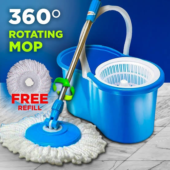 Automatic 360° Rotating Spin Mop Tools With Bucket