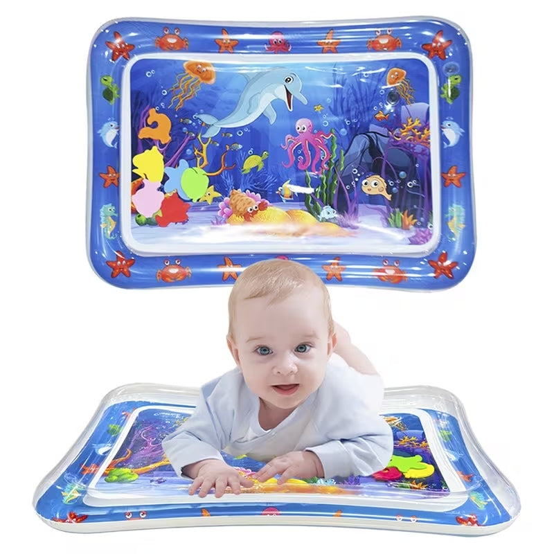 Inflatable Baby Water Play Mat – Sensory Crawling Activity Playmat for Infants & Toddlers