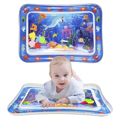 Inflatable Baby Water Play Mat – Sensory Crawling Activity Playmat for Infants & Toddlers