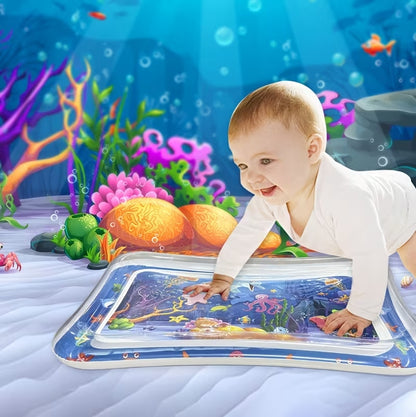 Inflatable Baby Water Play Mat – Sensory Crawling Activity Playmat for Infants & Toddlers