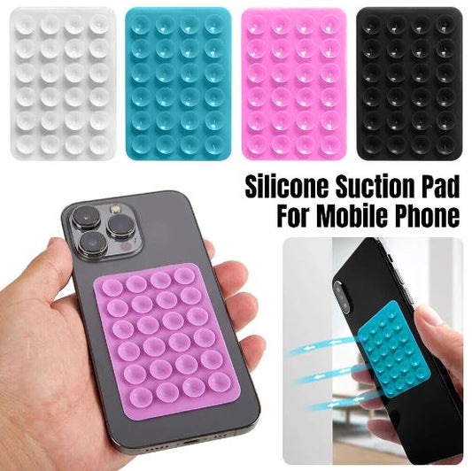 Silicone Self-Adhesive Anti-Slip Mobile Suction Holder Accessories