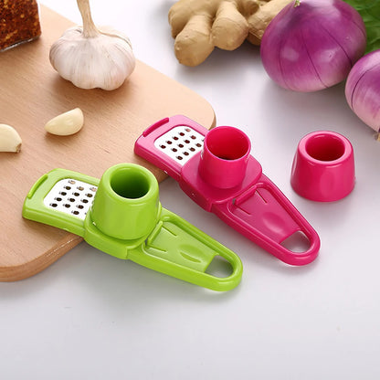 Garlic Ginger Grater & Crusher Hand Press Kitchen Tool