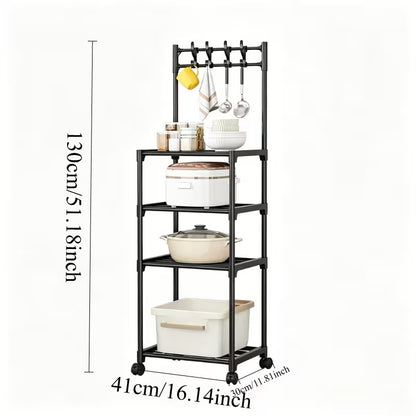 mobile bathroom organizer shelf for toiletries