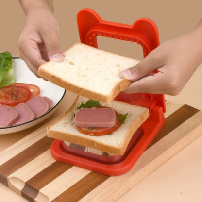 Stainless Steel Sandwich Cutter & Sealer for Kids Fun Lunch Maker