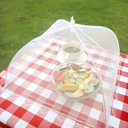 portable mesh food cover for picnic BBQ and outdoor use