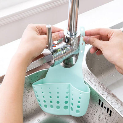 Silicone Sink Hanging Basket Sponge & Soap Holder