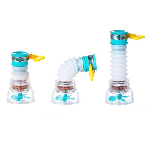 Kitchen Accessories Fan Faucet With Clip 360 Degree Rotating Faucet Extender