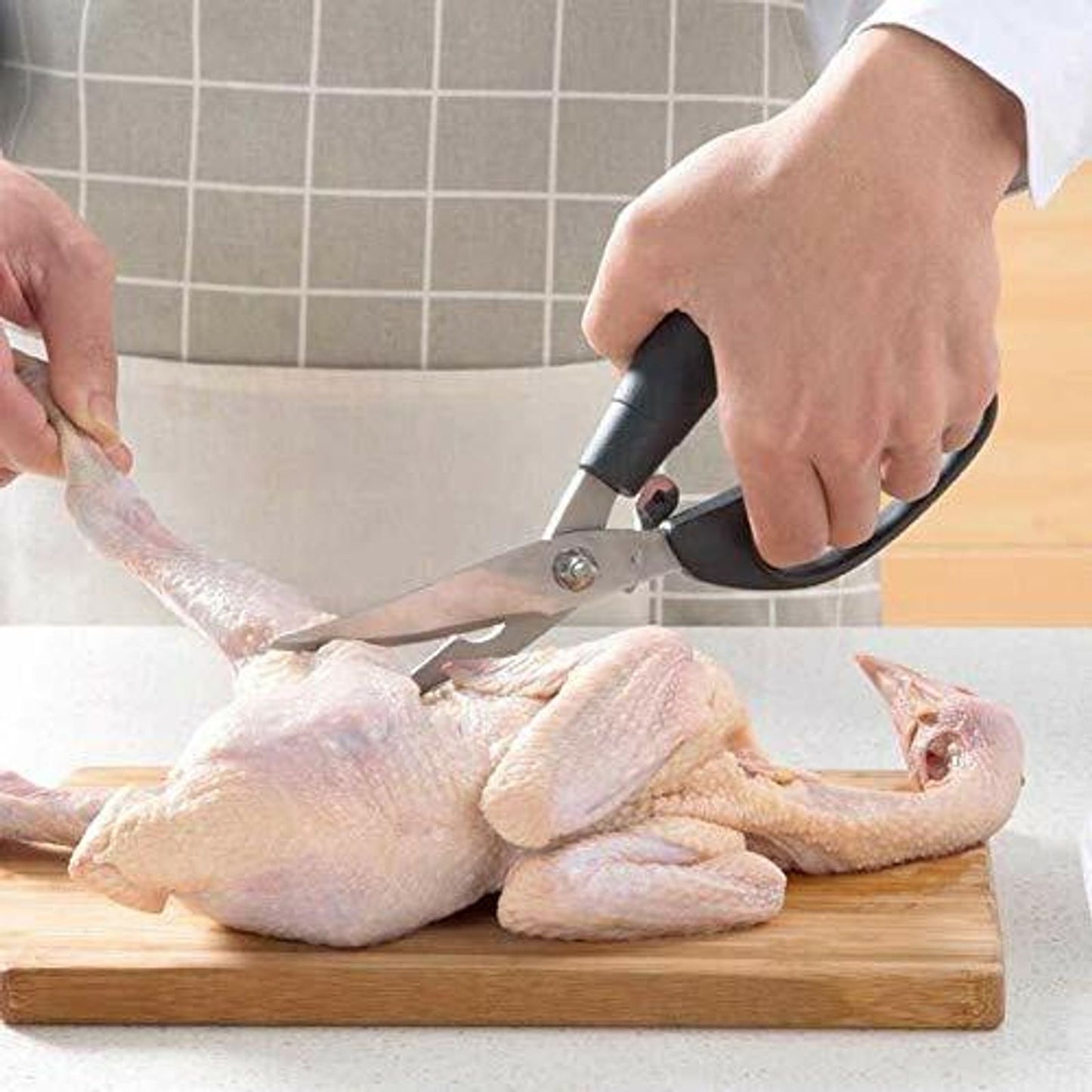 Stainless Steel Fish and Meat Kitchen Scissors
