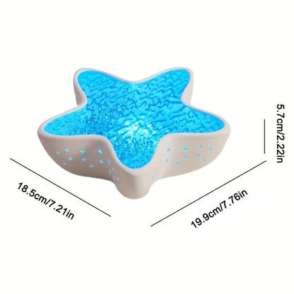 Starfish Ripple Atmosphere Lamp Northern Lights Projector Night Light