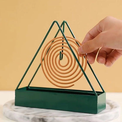 Creative Iron Mosquito Coil & Incense Holder Tray