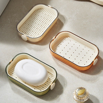 Double Layer Soap Dish Holder for Sink Use