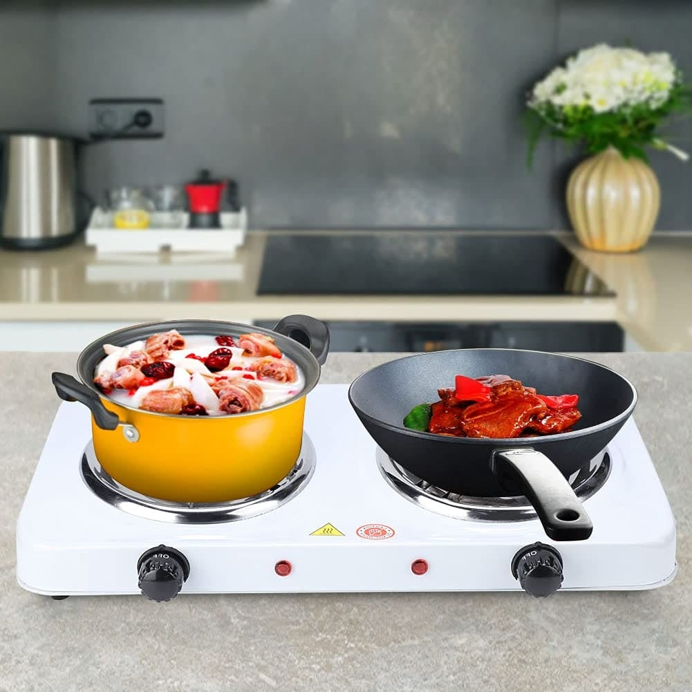 Double Coil Electric Stove – Dual Burner Electric Hot Plate | Fast Heating Electric Chulha