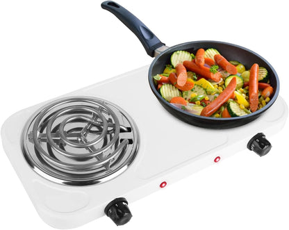 Double Coil Electric Stove – Dual Burner Electric Hot Plate | Fast Heating Electric Chulha
