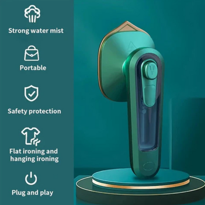 Professional Handheld Micro Steam Iron – Portable Mini Garment Steamer