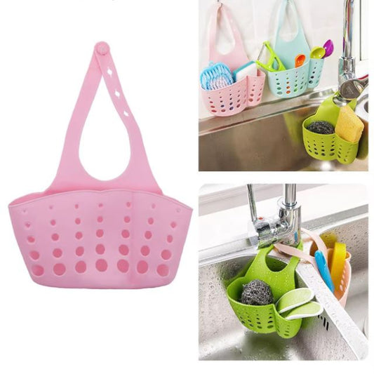 Silicone Sink Hanging Basket Sponge & Soap Holder