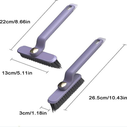 360° Rotating Hard Bristle Crevice Cleaning Brush