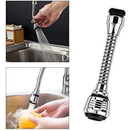 Kitchen Tools Water Saving Tap Faucet Sprayer 360 Degree Faucet Tap Home - Silver