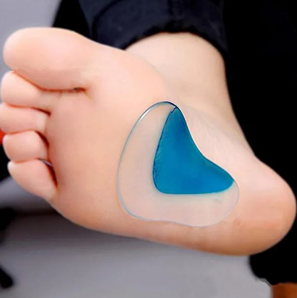 Flat Foot Arch Support Orthopedic Gel Insoles Soft Silicone Pads 1 Pair