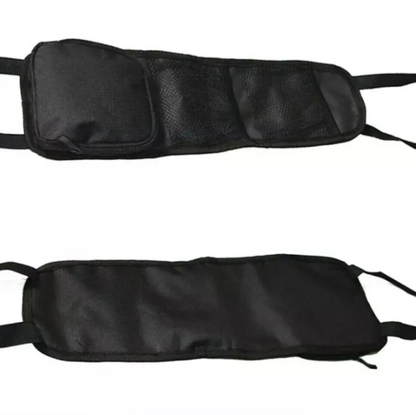 Car Seat Side Pocket Hanging Storage Mesh Organizer – 1Pc Black