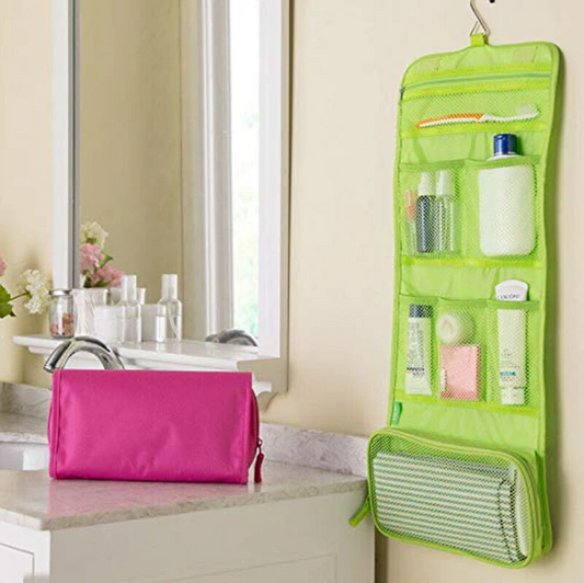 Foldable Waterproof Hanging Toiletry Bag for Travel